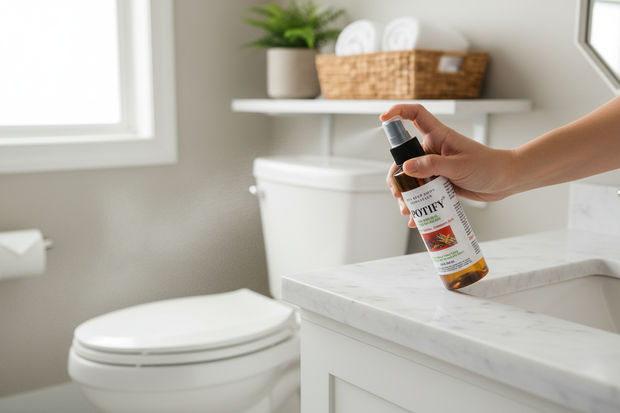 Potify Plant Based Toilet Spray (Maison Spice) Before You Go Spray