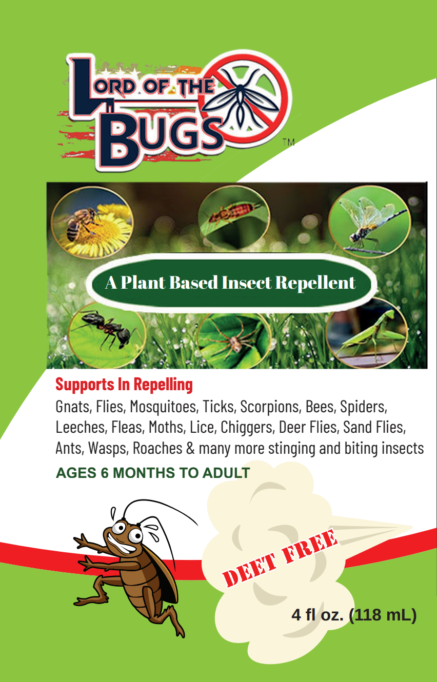 Lord of the Bugs Insect Repellent (A Plant Based Product)