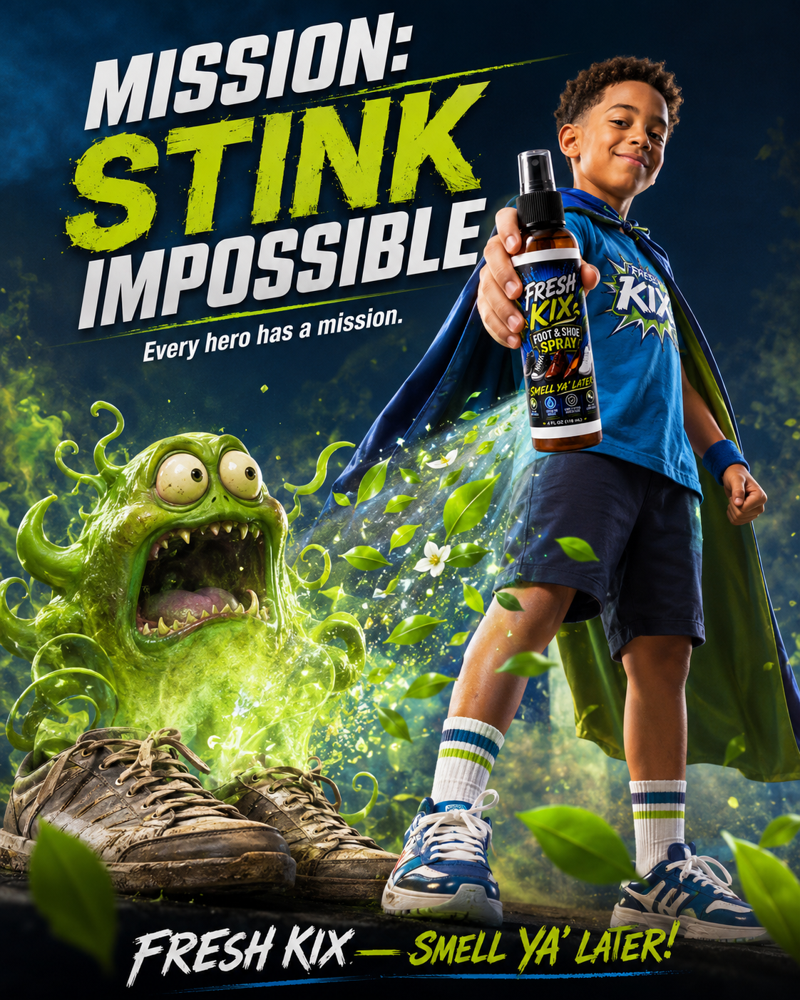 Fresh Kix Foot and Shoe Odor Spray