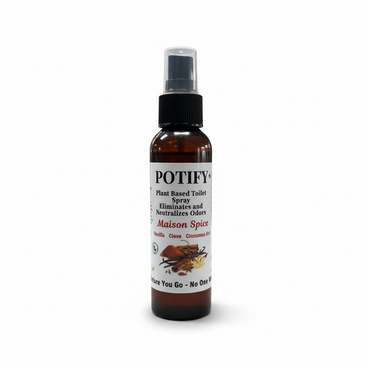 Potify Plant Based Toilet Spray (Maison Spice) Before You Go Spray